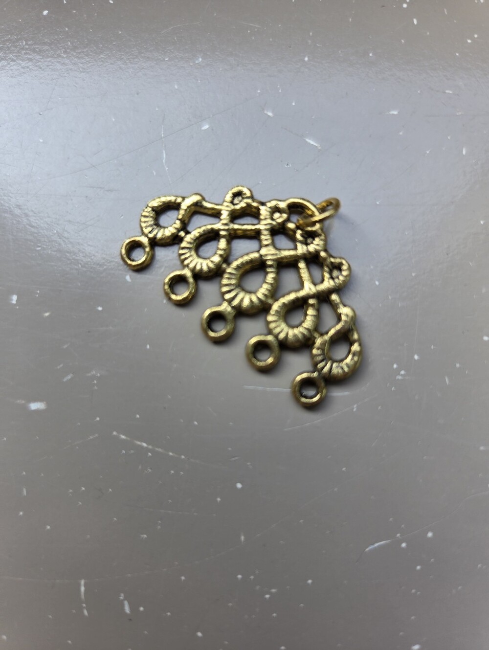Others Follow Gold Filigree Multi-Loop Earring Connector